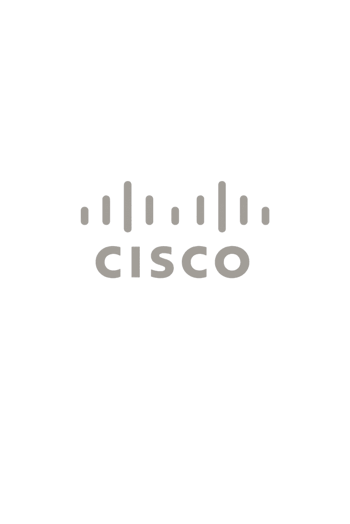 Cisco logo with stylized bridge design.